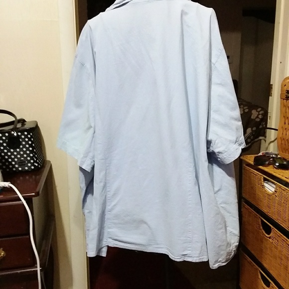 2 women's  blouses 1- peach 1-light blue - Picture 3 of 4